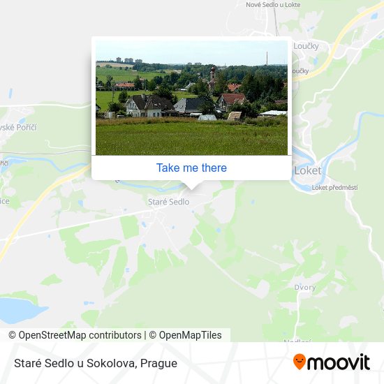 Карта Staré Sedlo u Sokolova