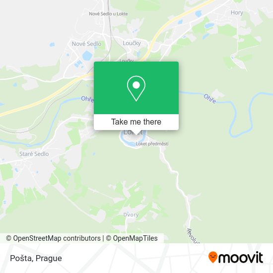 Карта Pošta