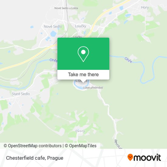 Карта Chesterfield cafe
