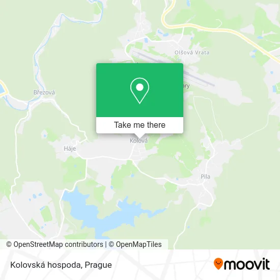 Kolovská hospoda map