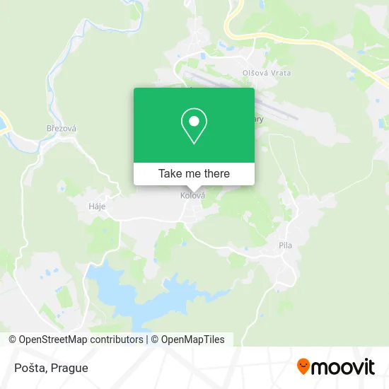 Pošta map