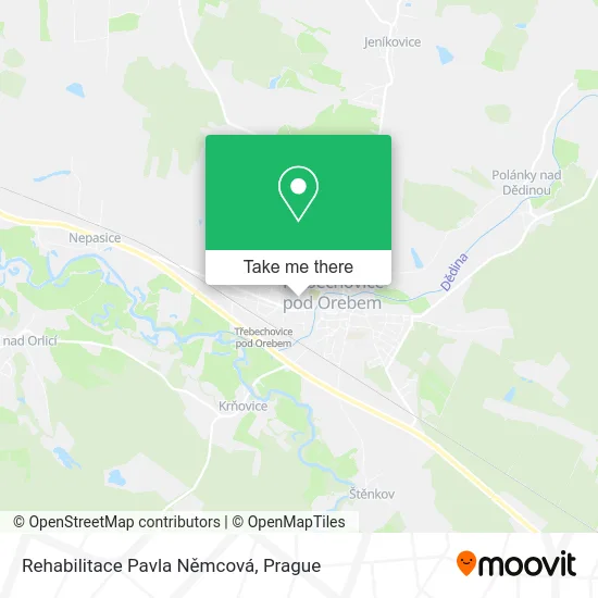 Карта Rehabilitace Pavla Němcová