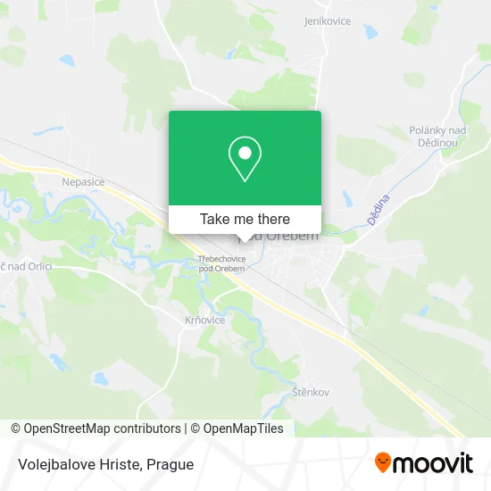 Карта Volejbalove Hriste