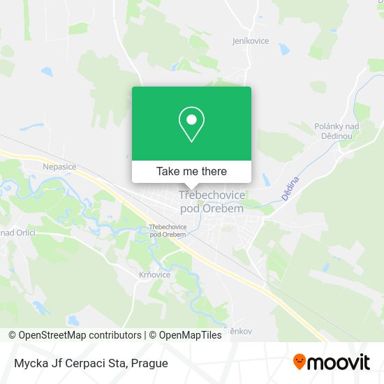Карта Mycka Jf Cerpaci Sta