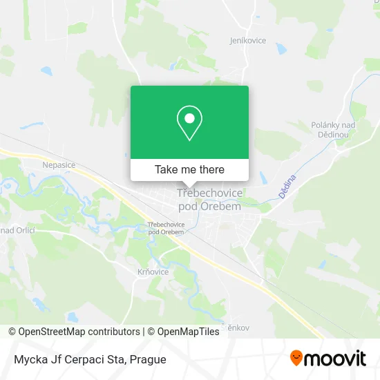 Карта Mycka Jf Cerpaci Sta