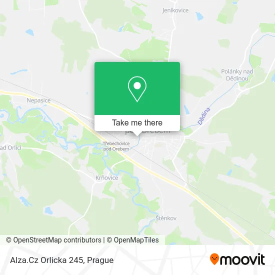 Карта Alza.Cz Orlicka 245