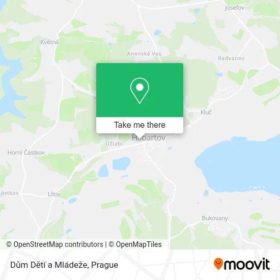 Карта Dům Dětí a Mládeže