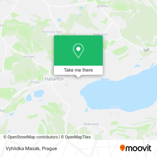 Карта Vyhlídka Masák
