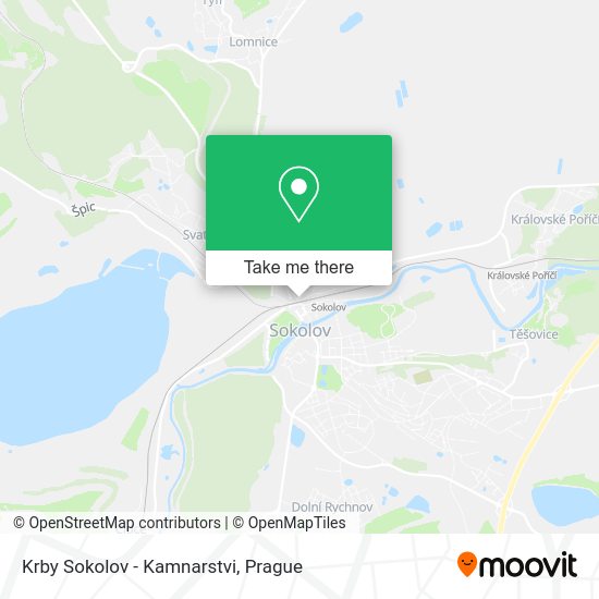 Карта Krby Sokolov - Kamnarstvi