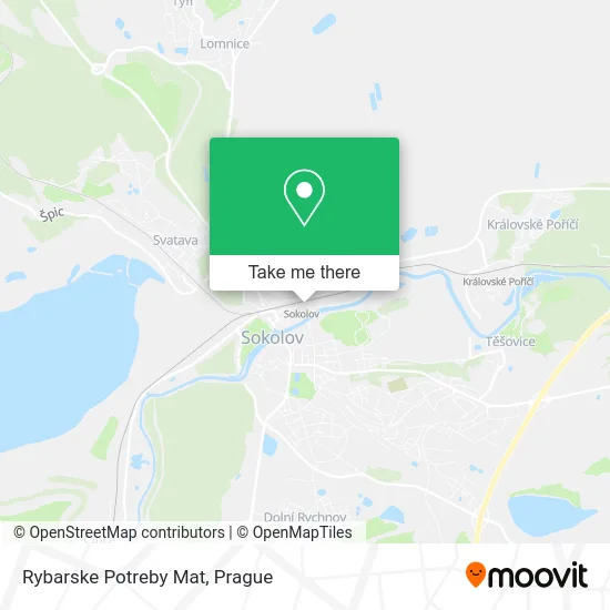 Карта Rybarske Potreby Mat