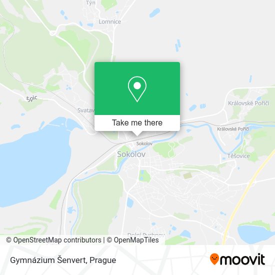Карта Gymnázium Šenvert