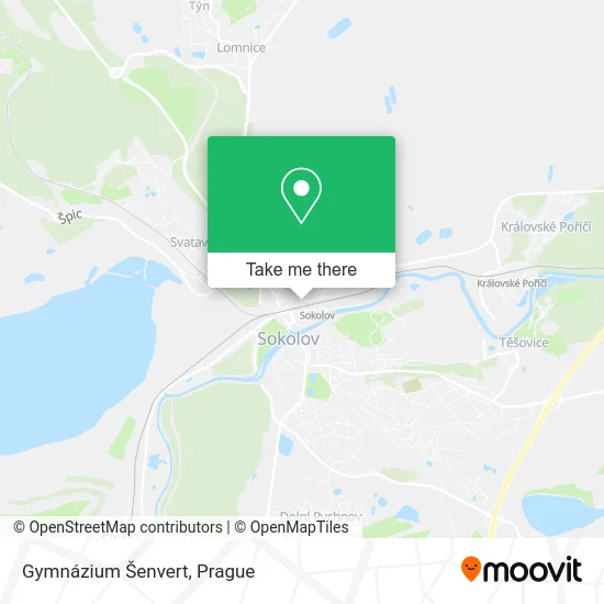 Карта Gymnázium Šenvert
