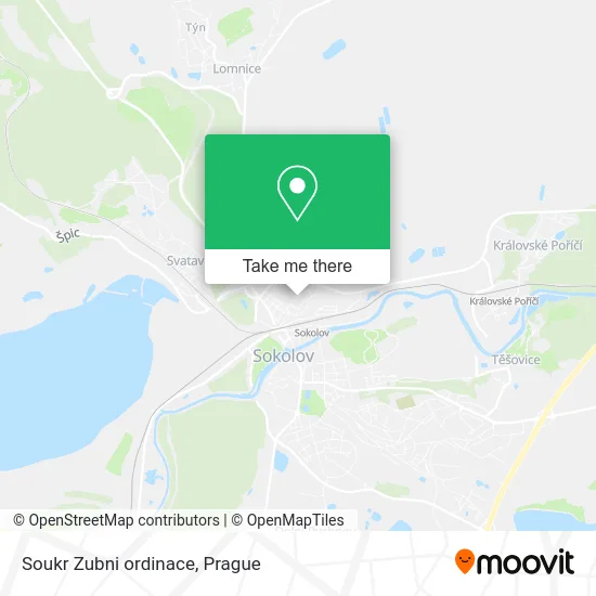 Карта Soukr Zubni ordinace