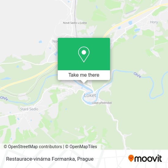Карта Restaurace-vinárna Formanka