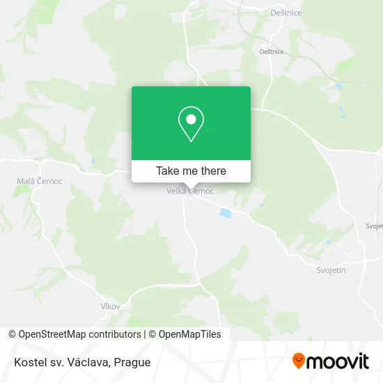 Карта Kostel sv. Václava