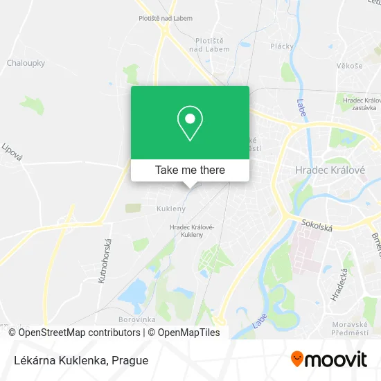 Карта Lékárna Kuklenka