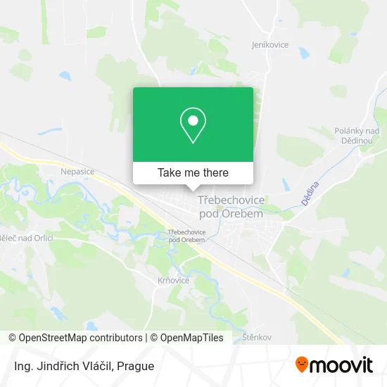 Карта Ing. Jindřich Vláčil