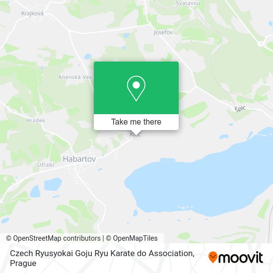 Czech Ryusyokai Goju Ryu Karate do Association map