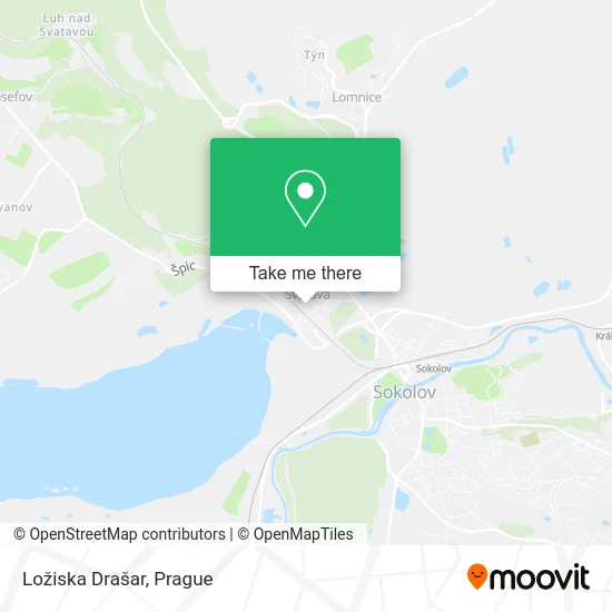 Карта Ložiska Drašar