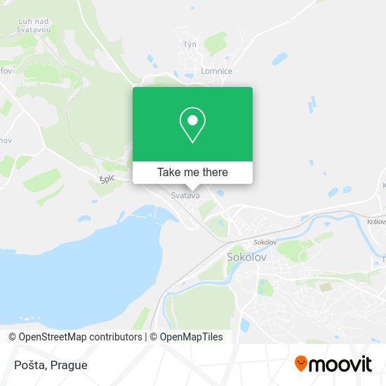 Карта Pošta