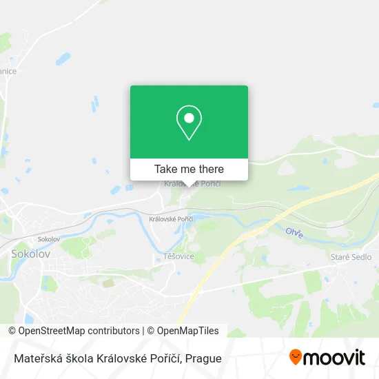 Карта Mateřská škola Královské Poříčí