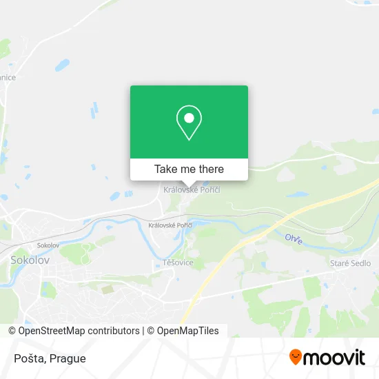 Карта Pošta