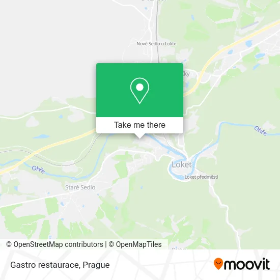 Карта Gastro restaurace
