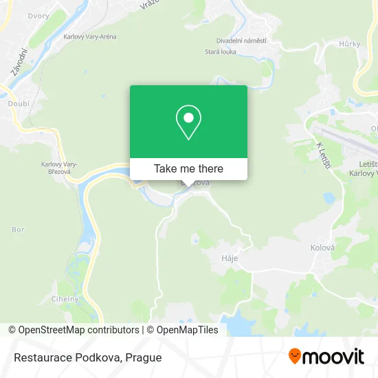 Карта Restaurace Podkova