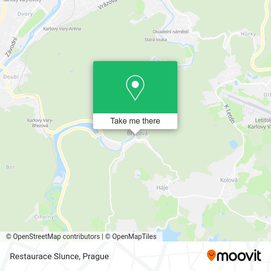 Карта Restaurace Slunce