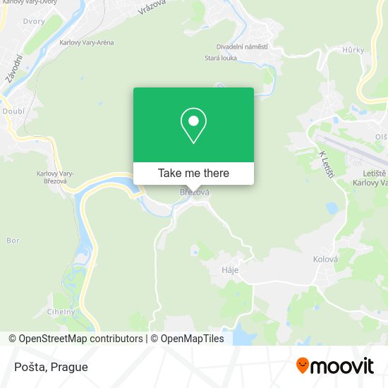 Карта Pošta
