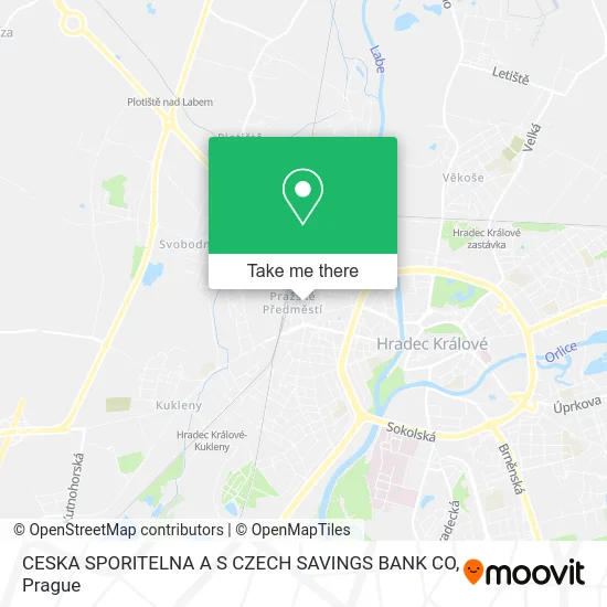 Карта CESKA SPORITELNA A S CZECH SAVINGS BANK CO