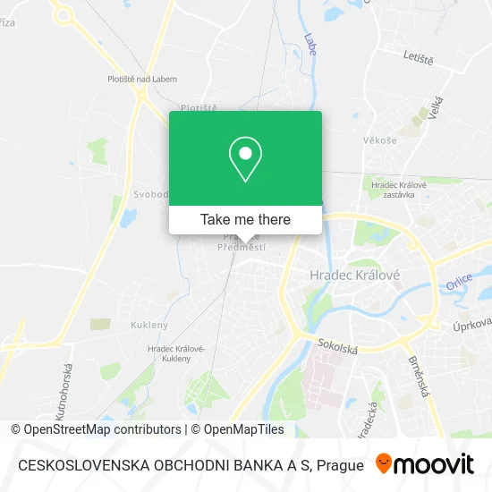 Карта CESKOSLOVENSKA OBCHODNI BANKA A S