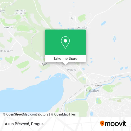 Карта Azus Březová