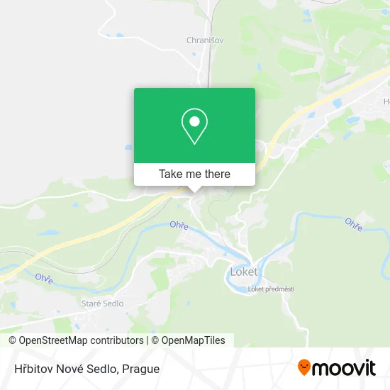 Карта Hřbitov Nové Sedlo