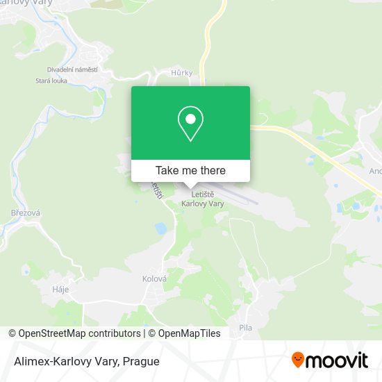 Карта Alimex-Karlovy Vary