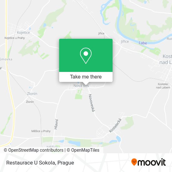 Карта Restaurace U Sokola