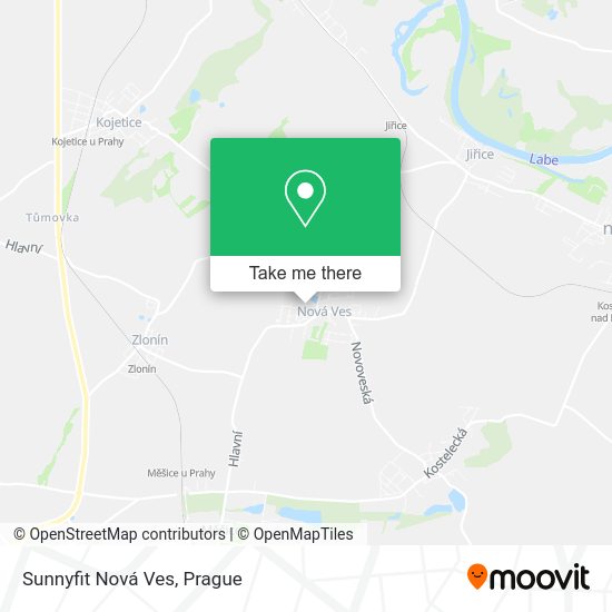 Карта Sunnyfit Nová Ves