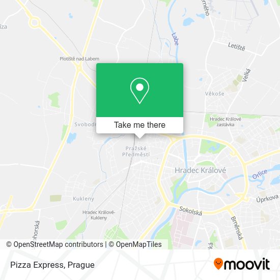 Карта Pizza Express