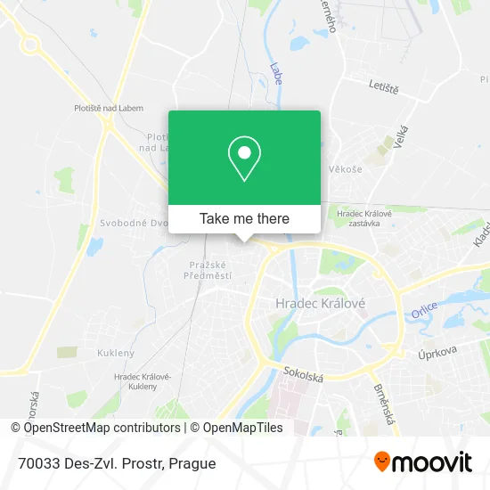 Карта 70033 Des-Zvl. Prostr
