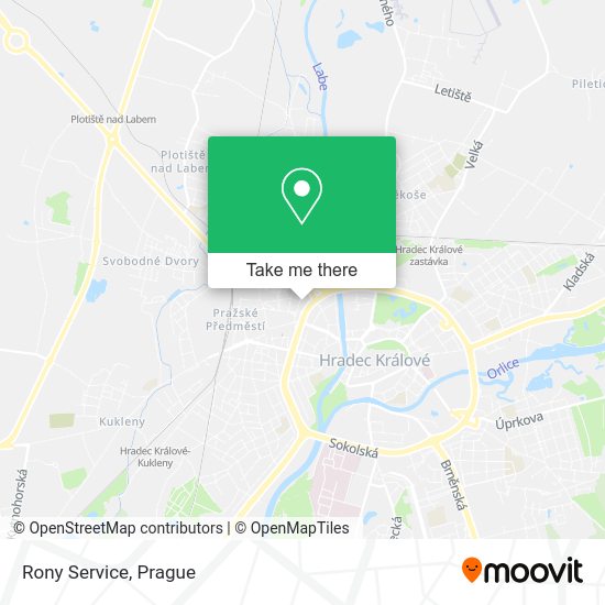 Карта Rony Service