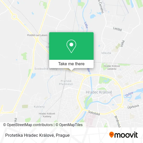 Карта Protetika Hradec Králové