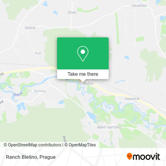 Карта Ranch Blešno