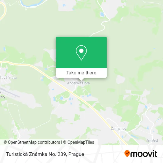 Карта Turistická Známka No. 239