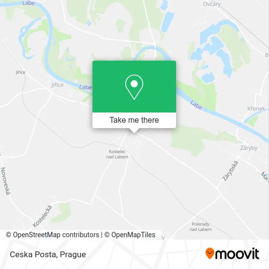 Карта Ceska Posta