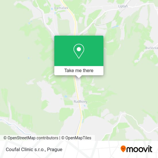 Карта Coufal Clinic s.r.o.