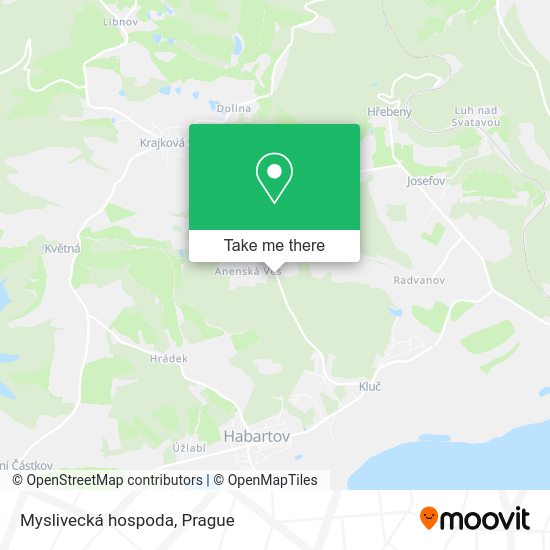 Карта Myslivecká hospoda