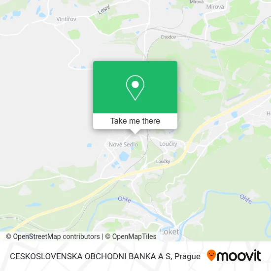 Карта CESKOSLOVENSKA OBCHODNI BANKA A S