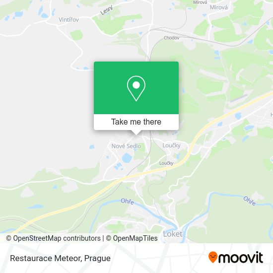 Карта Restaurace Meteor