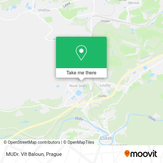 Карта MUDr. Vít Baloun