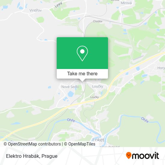 Карта Elektro Hrabák